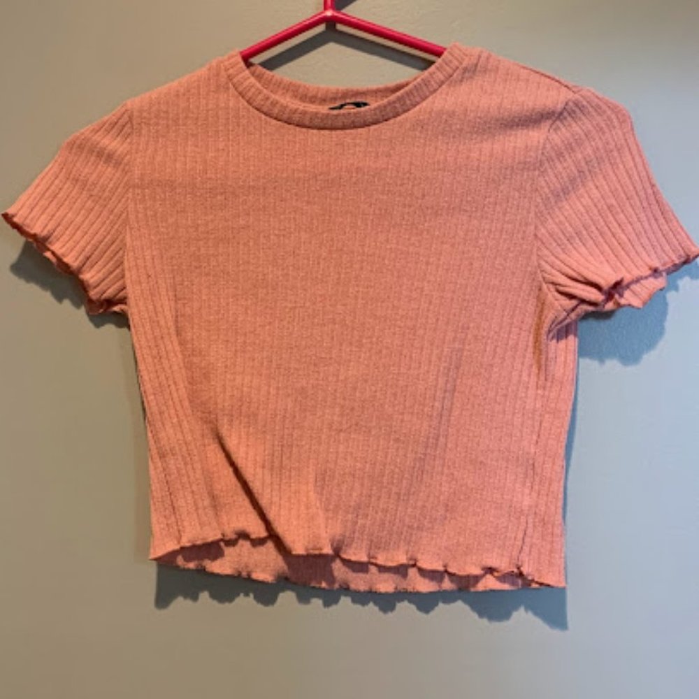 Shien Pink crop top
